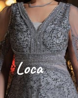 فستان سهره وتطريز مميز