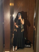 جلابية أنيقه مكونه من قطعتين