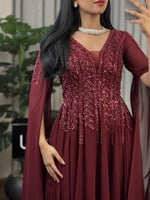 فستان سهره مطرز