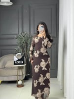 فستان ناعم بلون مميز من لوكا