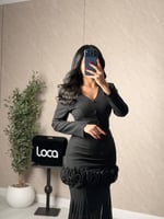 طقم ناعم وراقي بلون اسود