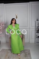 جلابية باللون الأخضر الفاتح