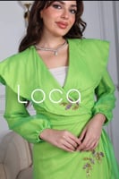 جلابية باللون الأخضر الفاتح