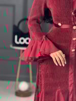 فستان ناعم باكمام من لوكا