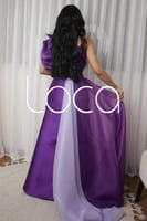 فستان بنفسجي مورد