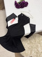 فستان ناعم اكمام طويله