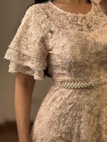 فستان ناعم مورد وردي