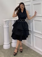 فستان جذاب بطبقات