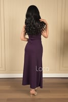 فستان ناعم مميز بكشكش في الامام