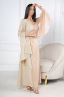 جلابية انيقة بنمط لف