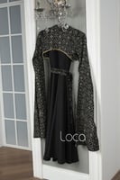 فستان ناعم بأكمام مميزة