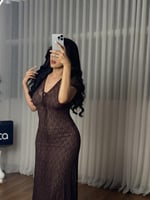 فستان ناعم دانتيل