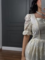 فستان ميدي نص كم من لوكا فاشن