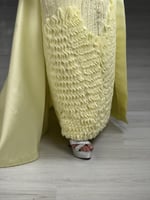 فستان سهره ليموني