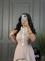 فستان انيق بتكسيره تلفت النظر