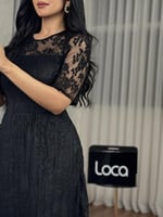 فستان ناعم دانتيل