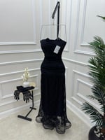 فستان توب ناعم اسود