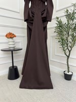 فستان سهره بني