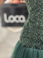 فستان سهره اخضر