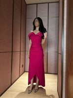 فستان ناعم توب مميز بقصة لف انيقة