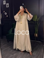 جلابيه أنيقه بقصه واسعه