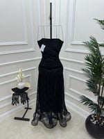 فستان توب ناعم اسود