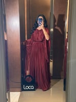 فستان سهره ناعم وفضفاض