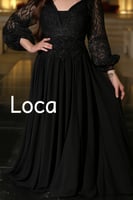 فستان سهره سحر فريد يلامس الأناقة في كل تفصيلة