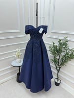 فستان سهره كحلي