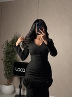 طقم ناعم وراقي بلون اسود