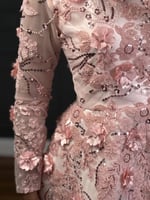 فستان سهره وردي