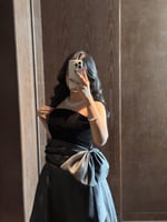 فستان سهره اسود توب