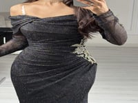 فستان سهره اسود راقي