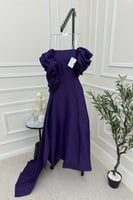 فستان ليلكي