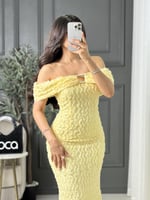 فستان ناعم بلون ناعم من لوكا