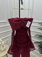 طقم مميز باللون العودي