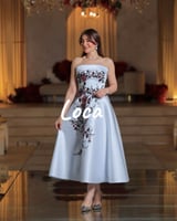 فستان سهره ا مطرز بتصميم مميز