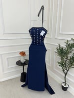 فستان سهرة كحلي