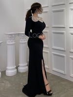 فستان ناعم بتطريز مميز