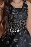 فستان سهره بقطعتين مع كورسيه بتطريز جذاب