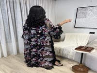 جلابية كويتية مزخرفة بترتر فاخرة للتسوق عبر الإنتر...