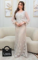 فستان سهره بتطريز راقي من لوكا فاشن