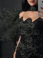 فستان سهره من بوكت مع شال