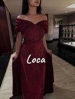 فستان سهره مخمل مطرز