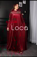 جلابية مخمل فخمة عودي