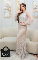 فستان سهره بتطريز راقي من لوكا فاشن