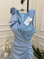 فستان سماوي بطبقات