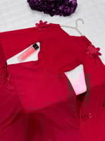 فستان سهره ناعم فخم ورد