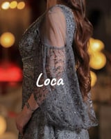 فستان سهره وتطريز مميز