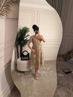 فستان ناعم مع جاكيت